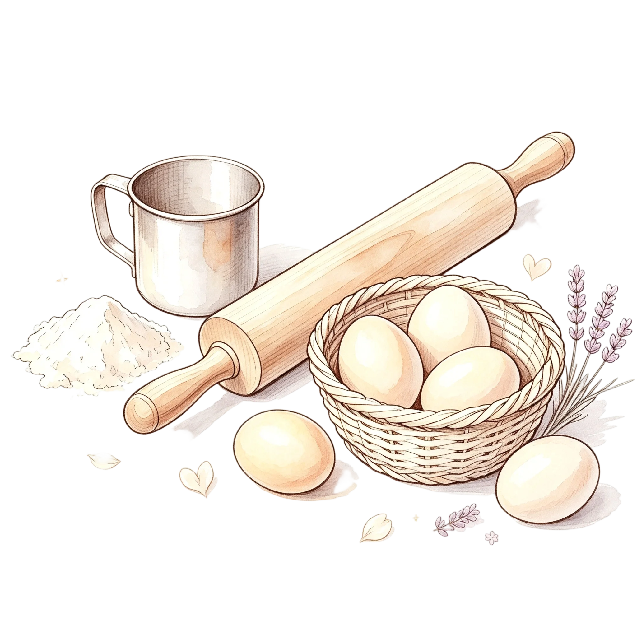 Baking illustration